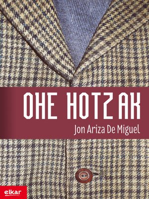 cover image of Ohe hotzak